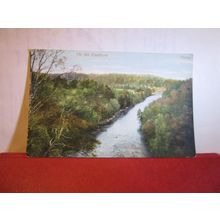 ON THE FINDHORN, MORAY, SCOTLAND unused antique postcard =