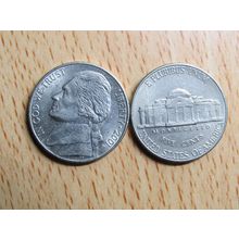 2001d USA 5 Cents Jefferson Nickel Coin