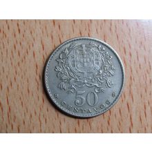 Portugal 1968 50 Centavos Coin