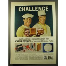 1961 U.S. Rubber Royal Special L/P Golf Balls Ad - Ken Venturi, Bill Collins