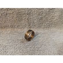 1986 Kennedy Half Dollars size 10 1/2 coin ring handmade mixed metals #2