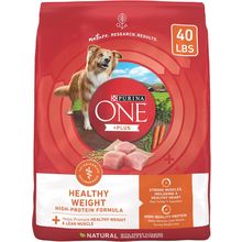 Purina ONE plus Healthy Weight High-Protein Dog Food Dry Formula - 40 Lb. Bag