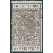 New Zealand 1913 2s 6d grey-brown Perf 14 Postal Fiscal SGF99 unused