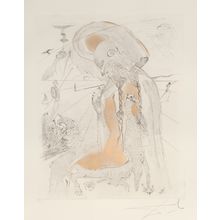 Salvador Dalí (1904-1989). Athena, from The Mythology, 1963 Poster Canvas Movie