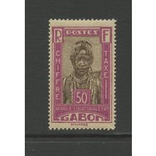 Gabon J18, 1930 de Brazza's Aide, VF, Mint, LH, HR (GAB487)