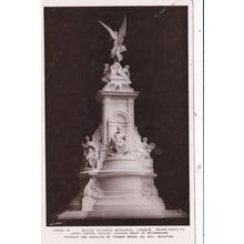 ED 474 LONDON - QUEEN VICTORIA MEMORIAL. RP POSTCARD