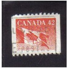 1989 canada flag 42c f/u sg1362