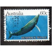 AUS 1982 60c 'HUMPBACK WHALE' FINE USED (EBID28-910)