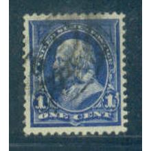 Used 264 1c Benjamin Franklin Almost Very Fine M02761