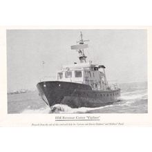 HM Customs & Excise Great Yarmouth Norfolk Revenue Cutter Ship Postcard Type Chr