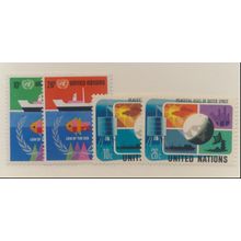 United Nations (New York) Stamps Scott #254 To 257, Mint Never Hinged