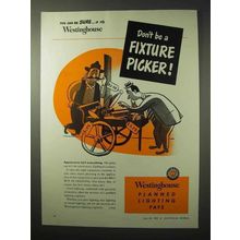 1950 Westinghouse Planned Lighting Ad - Fixture Picker