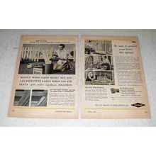 1955 Dow Penta Wood Preservative Ad - Rotten Wood