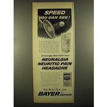 1955 Bayer Aspirin Ad - Speed You Can See!