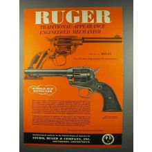 1955 Ruger Single-Six Revolver Ad - Traditional