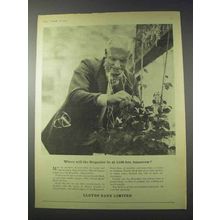 1959 Lloyds Bank Ad - Where Will The Brigadier Be?
