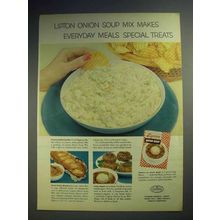 1959 Lipton Onion Soup Mix Ad - Makes Special Treats