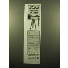 1959 Linhof Twin Shank Pro Tripod Ad