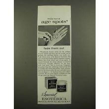 1964 Special Esoterica Ad - Those horrid Age Spots