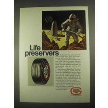 1967 General GTR Tire & SNAP-8 Nuclear Power Ad