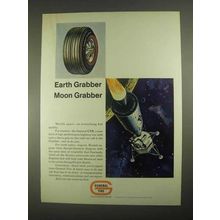 1967 General GTR Tire Ad - Earth Grabber Moon Grabber