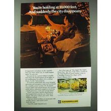 1972 Caterpillar Ad - Suddenly the City Disappears