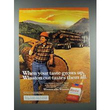 1979 Winston Cigarette Ad - Taste Grows Up