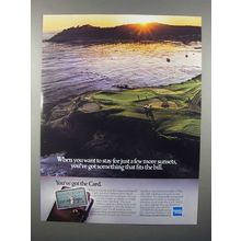 1980 American Express Card Ad - Stay A Few More Sunsets