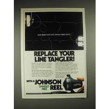 1985 Johnson Century reel Ad - Replace Line Tangler