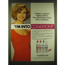 1990 Clairol Condition Ad - Brilliant. Inspired. Highly desired
