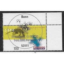GER 2000 100pf 'EXPO 2000 HANNOVER'(CORNER MARGIN) FINE USED(EBID53-902)