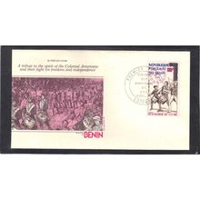 FDC Int'l Benin Honoring USA Bicentennial (Cachet-U/A) CV01024