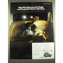 1968 Rover 2000 Car Ad - When little things drop off at 70mph