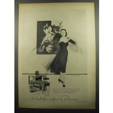 1951 Dana Tabu Perfume Ad - The forbidden perfume by Dana