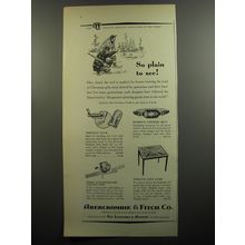 1952 Abercrombie & Fitch Ad - Miracle Golf Club; Women's Belt; Zebco Reel