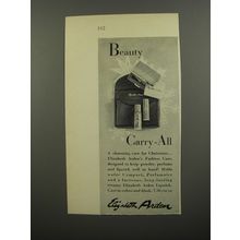 1953 Elizabeth Arden Fashion Case Advertisement - Beauty Carry-All