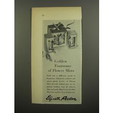 1953 Elizabeth Arden Flower Mist Ad - Golden foursome of flower mists