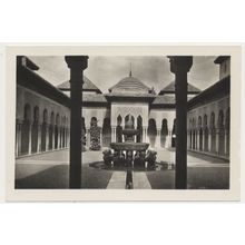 Spain Granada Alhambra Patio de los Leones RPPC 20th C.