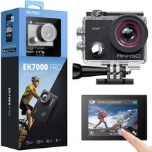 AKASO EK7000 Pro 4K30Fps Action Camera with Touch Screen EIS 131Ft Waterproof Un