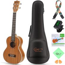 Hricane Concert Ukulele 23 Inch UKS-2, 4 Strings Ukeleles for Beginners, Sapele