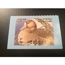 ICOLLECTZONE US California 1992 #23 XF NH Duck Stamp