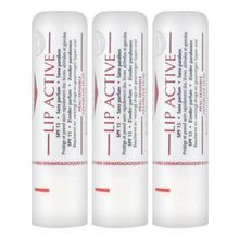 Pack of 3 Eucerin Lip Active SPF 15 Care for Lips protect 'New' Made in Germany!