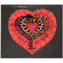FRA 2000 3F 'ST VALENTINES DAY' FINE USED (EBID20-189)