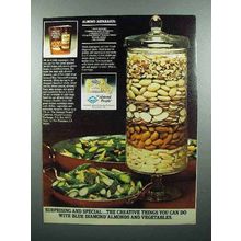 1980 Blue Diamond Almonds Ad - Almond Asparagus