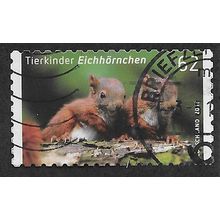 GER 2015 €0.62 (S/A) 'YOUNG ANIMALS (WILD SQUIRRELS)' FINE USED (EBID57-150)