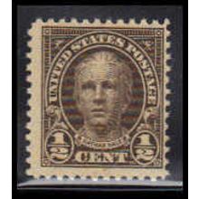 551 1/2c Nathan Hale Just Clears MNH O0781