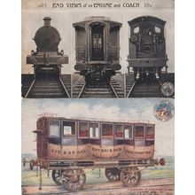 Liverpool Experience Manchester Antique Train First Class Compartment Postcard