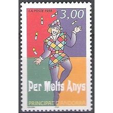 Andorre Français 1998 Michel 518 Neuf ** Cote (2008) 2.00 Euro Jongleur