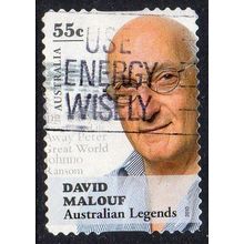 Australia 2010 Aust Legends of Literature - David Malouf 55c s/a Used