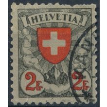 Coat of Arms: 2fr - Switzerland 1924 - FH - MiNr 197x (A)